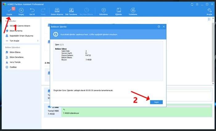 b&ouml;l&uuml;m silme
