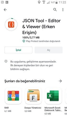 google play json tool indirme