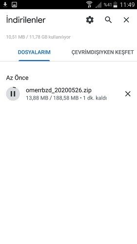 instagram veri indiriliyor