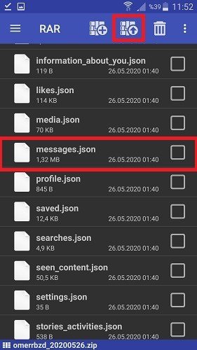 winrar messages.json